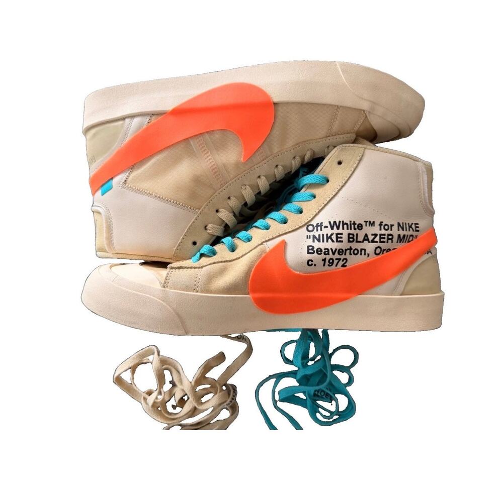 Nike Blazer Mid Off-White All Hallow's Eve AA3832-700 Size 14M - No Box